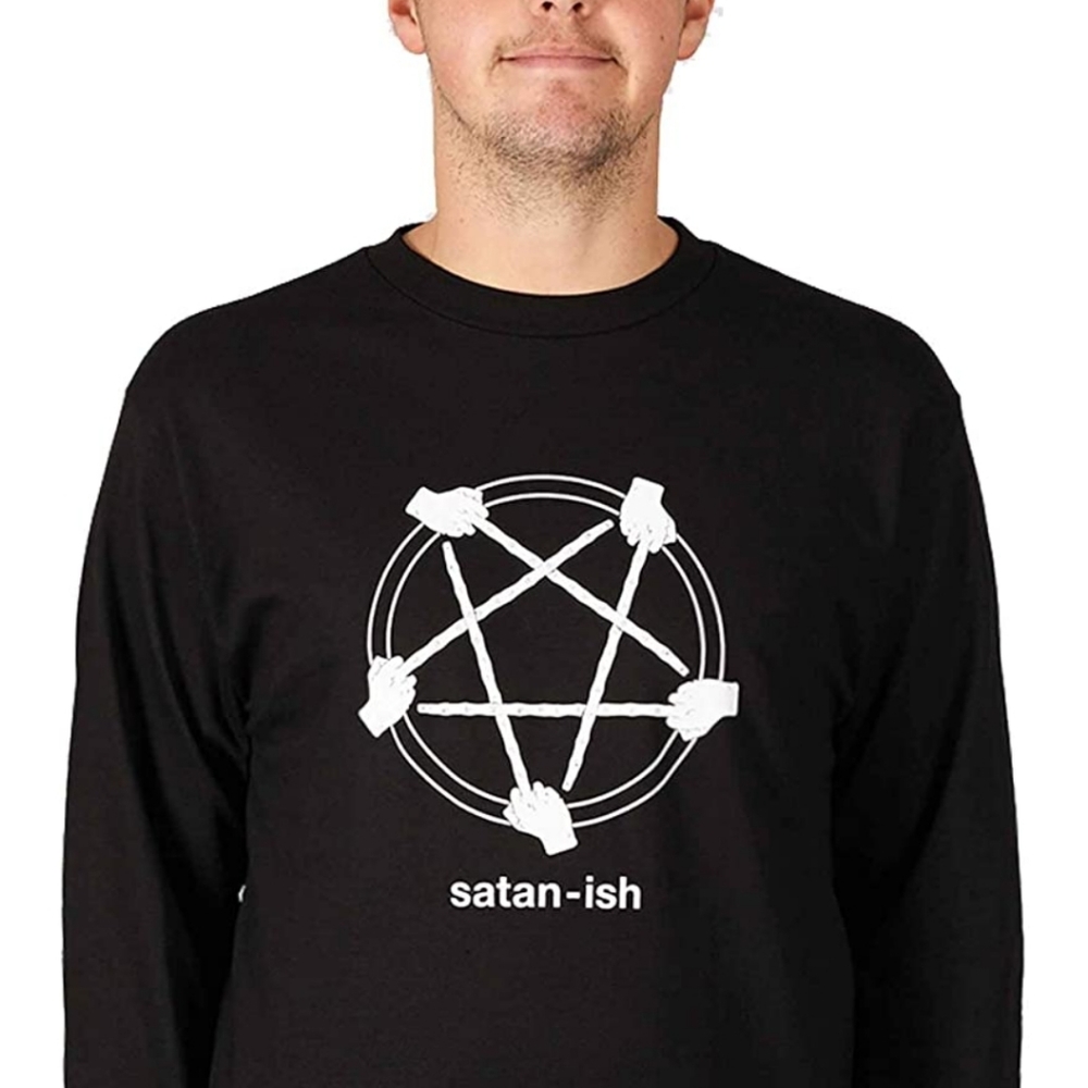 NWT! Enjoi Satan-Ish Pentagram Star Black T-Shirt